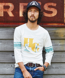 HYSTERIC GLAMOUR | LAY DOWN GIRL 七分袖T-SH(Tシャツ/カットソー)