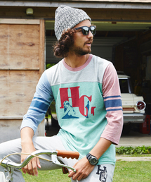 HYSTERIC GLAMOUR | LAY DOWN GIRL 七分袖T-SH(Tシャツ/カットソー)