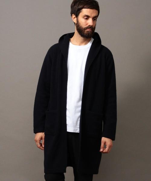 BEAUTY&YOUTH UNITED ARROWS（ビューティーアンドユースユナイテッドアローズ）の「BY ∴ ロング フード カーディガン◆（カーディガン/ボレロ・メンズ・ダークグレー/ネイビー・SMALL/MEDIUM/LARGE/X-LARGE）」の17枚目の写真