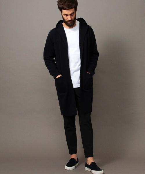 BEAUTY&YOUTH UNITED ARROWS（ビューティーアンドユースユナイテッドアローズ）の「BY ∴ ロング フード カーディガン◆（カーディガン/ボレロ・メンズ・ダークグレー/ネイビー・SMALL/MEDIUM/LARGE/X-LARGE）」の18枚目の写真