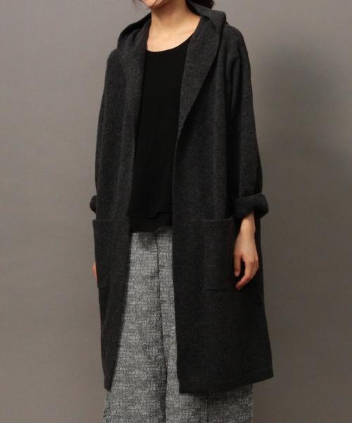 BEAUTY&YOUTH UNITED ARROWS（ビューティーアンドユースユナイテッドアローズ）の「BY ∴ ロング フード カーディガン◆（カーディガン/ボレロ・メンズ・ダークグレー/ネイビー・SMALL/MEDIUM/LARGE/X-LARGE）」の10枚目の写真