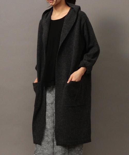 BEAUTY&YOUTH UNITED ARROWS（ビューティーアンドユースユナイテッドアローズ）の「BY ∴ ロング フード カーディガン◆（カーディガン/ボレロ・メンズ・ダークグレー/ネイビー・SMALL/MEDIUM/LARGE/X-LARGE）」の11枚目の写真