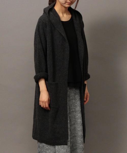 BEAUTY&YOUTH UNITED ARROWS（ビューティーアンドユースユナイテッドアローズ）の「BY ∴ ロング フード カーディガン◆（カーディガン/ボレロ・メンズ・ダークグレー/ネイビー・SMALL/MEDIUM/LARGE/X-LARGE）」の12枚目の写真