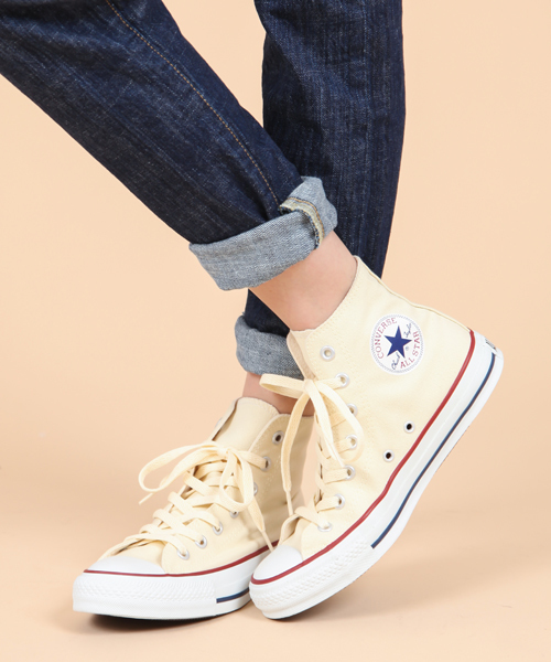 CONVERSE（コンバース）の「【FUDGE5月号掲載】CONVERSE / "ALL STAR"ハイカット（スニーカー・レディース・ホワイト/ブラック/その他1/ネイビー・4h/5/5h/6）」の13枚目の写真
