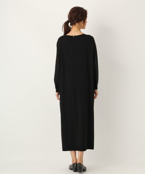 A part by（アパートバイ）の「12GAcWボートネックマキシワンピース 730364 （ワンピース・レディース・キャメル/グレー/ブラック・FREE）」の6枚目の写真