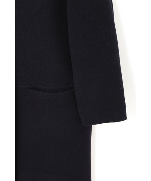 NATURAL BEAUTY BASIC（ナチュラルビューティーベーシック）の「2WAYダブルモッサコート（その他アウター・レディース・グレー/ネイビー・MEDIUM/SMALL/LARGE）」の9枚目の写真