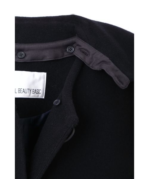 NATURAL BEAUTY BASIC（ナチュラルビューティーベーシック）の「2WAYダブルモッサコート（その他アウター・レディース・グレー/ネイビー・MEDIUM/SMALL/LARGE）」の3枚目の写真