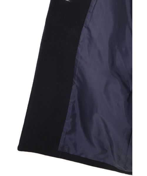 NATURAL BEAUTY BASIC（ナチュラルビューティーベーシック）の「2WAYダブルモッサコート（その他アウター・レディース・グレー/ネイビー・MEDIUM/SMALL/LARGE）」の4枚目の写真