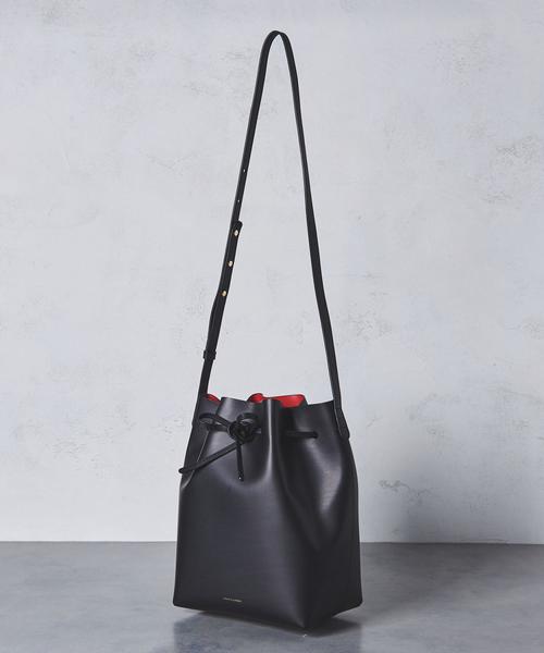 MANSUR GAVRIEL(マンサーガブリエル)の「<MANSUR GAVRIEL(マンサー ガブリエル)>VEGE BUCKET バッグ■■■◆(ショルダーバッグ・レディース・ブラック・Red/Navy)」の11枚目の写真