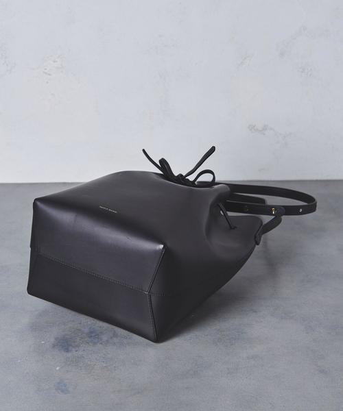 MANSUR GAVRIEL(マンサーガブリエル)の「<MANSUR GAVRIEL(マンサー ガブリエル)>VEGE BUCKET バッグ■■■◆(ショルダーバッグ・レディース・ブラック・Red/Navy)」の8枚目の写真
