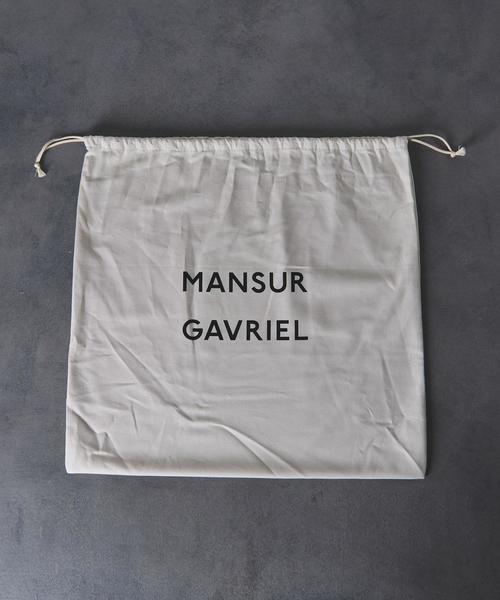MANSUR GAVRIEL(マンサーガブリエル)の「<MANSUR GAVRIEL(マンサー ガブリエル)>VEGE BUCKET バッグ■■■◆(ショルダーバッグ・レディース・ブラック・Red/Navy)」の3枚目の写真