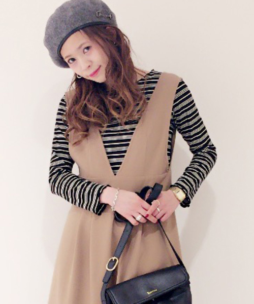 archives（アルシーヴ）の「メローマルチボーダー プルオーバー（Tシャツ/カットソー・レディース・オフホワイト/ネイビー/ブラック・MEDIUM）」の3枚目の写真