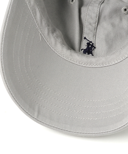 POLO RALPH LAUREN（ポロ ラルフ ローレン）の「コットン チノ スポーツ キャップ（キャップ・メンズ・グレー/グリーン系4・ONE SIZE）」の5枚目の写真
