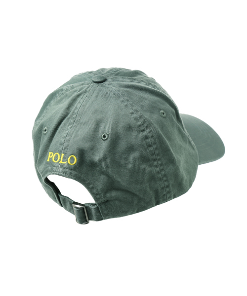 POLO RALPH LAUREN（ポロ ラルフ ローレン）の「コットン チノ スポーツ キャップ（キャップ・メンズ・グレー/グリーン系4・ONE SIZE）」の9枚目の写真
