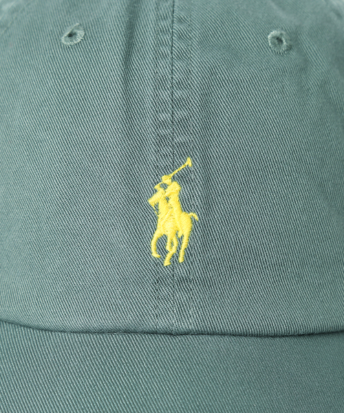 POLO RALPH LAUREN（ポロ ラルフ ローレン）の「コットン チノ スポーツ キャップ（キャップ・メンズ・グレー/グリーン系4・ONE SIZE）」の10枚目の写真