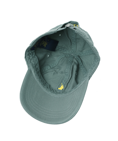 POLO RALPH LAUREN（ポロ ラルフ ローレン）の「コットン チノ スポーツ キャップ（キャップ・メンズ・グレー/グリーン系4・ONE SIZE）」の11枚目の写真