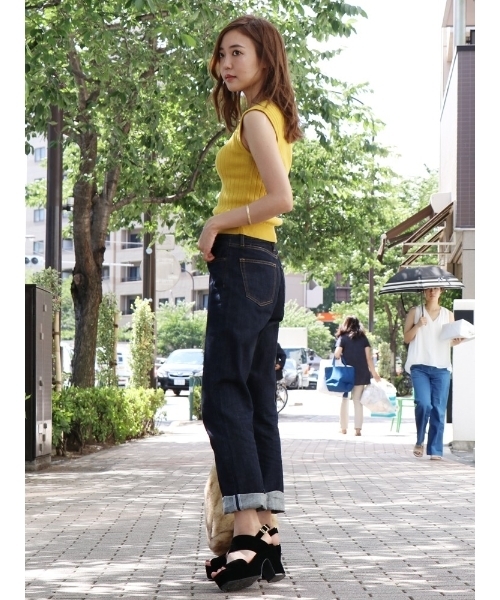 dazzlin（ダズリン）の「フレンチスリーブニットトップス（ニット/セーター・レディース・ブラック/パープル/マスタード・FREE）」の16枚目の写真