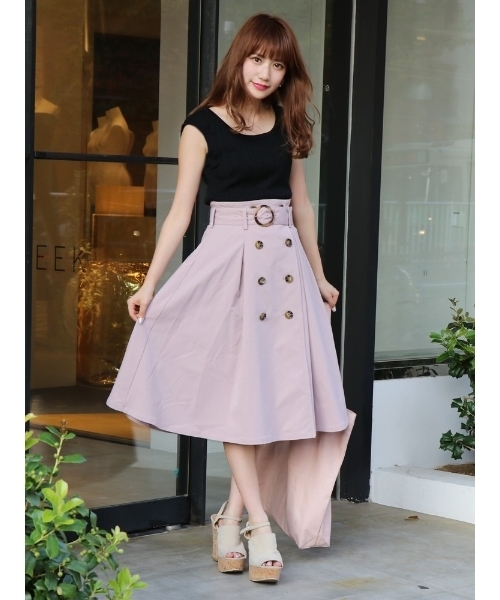 dazzlin（ダズリン）の「フレンチスリーブニットトップス（ニット/セーター・レディース・ブラック/パープル/マスタード・FREE）」の15枚目の写真