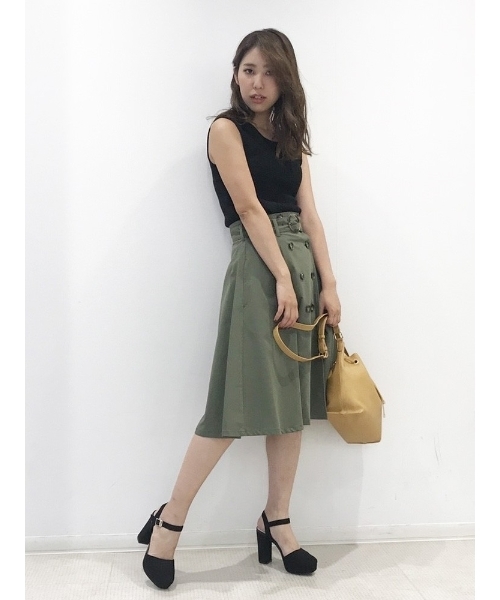 dazzlin（ダズリン）の「フレンチスリーブニットトップス（ニット/セーター・レディース・ブラック/パープル/マスタード・FREE）」の10枚目の写真