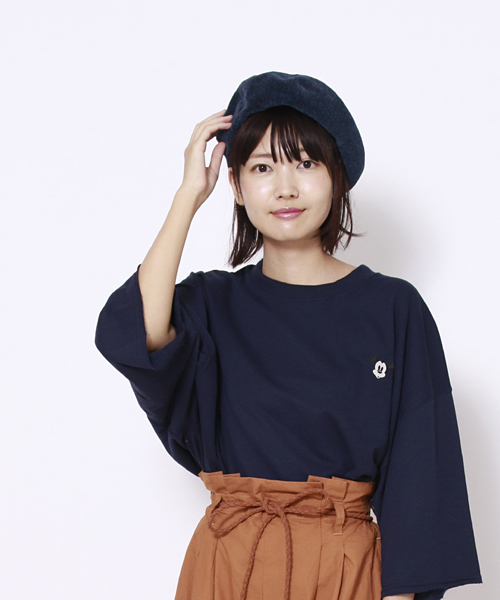 ASZAKKA（アザッカ）の「モールで♪ベレー帽 （ハンチング/ベレー帽・レディース・ブラック/ボルドー/ネイビー/ライトグレー・FREE）」の3枚目の写真