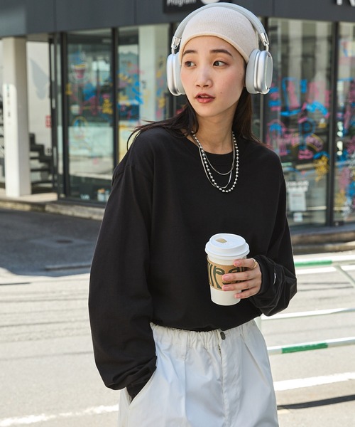 Champion（チャンピオン）の「Champion Authentic T-SHIRTS/ チャンピオン コットン 長袖Tシャツ（Tシャツ/カットソー・メンズ・ホワイト/ブラック/グレー/ネイビー/レッド/ロイヤルブルー・L/M/S/XL）」の11枚目の写真