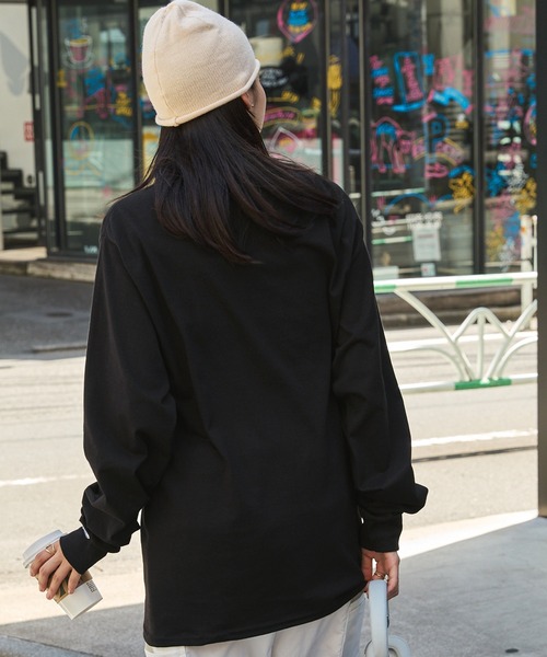Champion（チャンピオン）の「Champion Authentic T-SHIRTS/ チャンピオン コットン 長袖Tシャツ（Tシャツ/カットソー・メンズ・ホワイト/ブラック/グレー/ネイビー/レッド/ロイヤルブルー・L/M/S/XL）」の16枚目の写真
