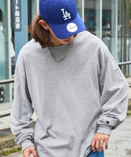 Champion（チャンピオン）の「Champion Authentic T-SHIRTS/ チャンピオン コットン 長袖Tシャツ（Tシャツ/カットソー・メンズ・ホワイト/ブラック/グレー/ネイビー/レッド/ロイヤルブルー・L/M/S/XL）」の20枚目の写真