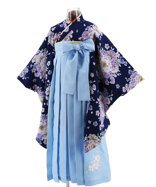 Catherine Cottage（キャサリンコテージ）の「刺繍入り袴セット（着物・キッズ・パープル/ネイビー/ブルー/ホワイト/ピンク・120/150/140/130/110/160）」の11枚目の写真