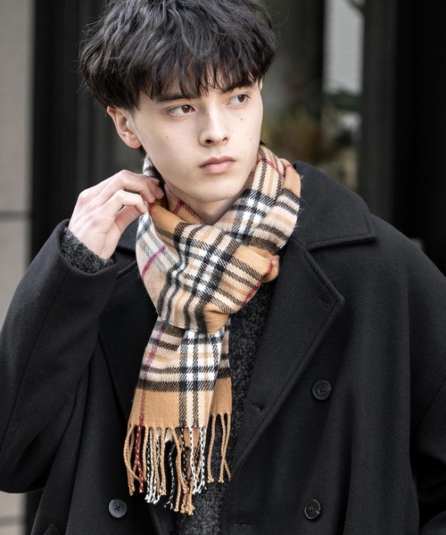 Rocky Monroe(ロッキーモンロー)の「日本製フリンジ付きアクリルマフラー(マフラー・メンズ・その他8/その他6/その他1/その他9/ピンク/その他12/ホワイト/その他11/その他10/ベージュ/その他5/その他7/その他3/その他13/ブラック/グレー/オレンジ/その他14/その他4/その他2・FREE)」の8枚目の写真