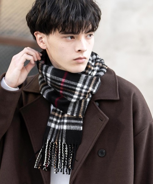 Rocky Monroe(ロッキーモンロー)の「日本製フリンジ付きアクリルマフラー(マフラー・メンズ・その他8/その他6/その他1/その他9/ピンク/その他12/ホワイト/その他11/その他10/ベージュ/その他5/その他7/その他3/その他13/ブラック/グレー/オレンジ/その他14/その他4/その他2・FREE)」の11枚目の写真