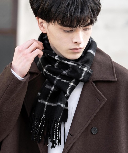 Rocky Monroe(ロッキーモンロー)の「日本製フリンジ付きアクリルマフラー(マフラー・メンズ・その他8/その他6/その他1/その他9/ピンク/その他12/ホワイト/その他11/その他10/ベージュ/その他5/その他7/その他3/その他13/ブラック/グレー/オレンジ/その他14/その他4/その他2・FREE)」の15枚目の写真