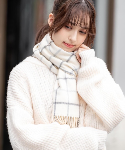 Rocky Monroe(ロッキーモンロー)の「日本製フリンジ付きアクリルマフラー(マフラー・メンズ・その他8/その他6/その他1/その他9/ピンク/その他12/ホワイト/その他11/その他10/ベージュ/その他5/その他7/その他3/その他13/ブラック/グレー/オレンジ/その他14/その他4/その他2・FREE)」の21枚目の写真