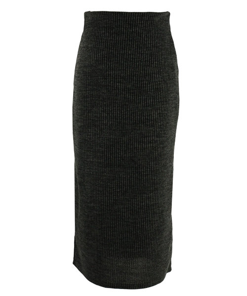 reca（レカ）の「リブニット ウエストゴムタイトスカート（スカート・レディース・ブラック/ライトグレー/ダークグレー/ネイビー/ボルドー・FREE）」の11枚目の写真