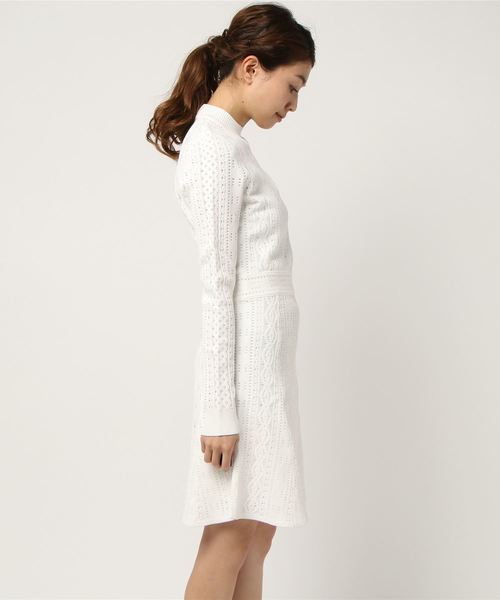TRANS CONTINENTS（トランスコンチネンツ）の「【LOVER】NEW MEXICO MINI DRESS（ワンピース・レディース・ホワイト・S/M）」の2枚目の写真