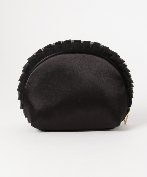 JILL STUART ブラックポーチ FRサイズ JILL by STUART 「JILL STUART」 ポーチ FREE ブラック