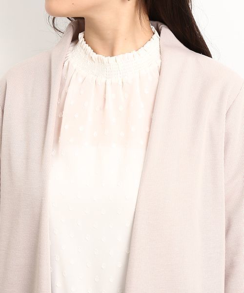 ROPE' PICNIC（ロペピクニック）の「サカリバコーディガン（カーディガン/ボレロ・レディース・ベージュ/ネイビー/グレー・36/38）」の8枚目の写真