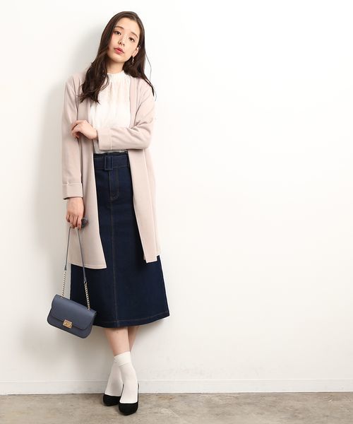 ROPE' PICNIC（ロペピクニック）の「サカリバコーディガン（カーディガン/ボレロ・レディース・ベージュ/ネイビー/グレー・36/38）」の13枚目の写真