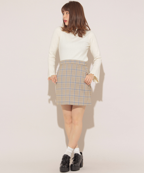 apres jour(アプレジュール)の「リブニット袖フレア【ZOZOTOWN限定アイテム】(ニット/セーター・レディース・ブラック/オフホワイト/ピンク/イエロー/ライトピンク・フリー)」の20枚目の写真