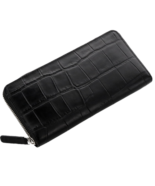 クロコダイル型押し長財布（財布）｜Mia Borsa（ミアボルサ）の