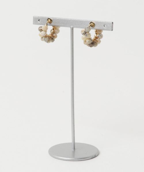 【marinaJEWELRY】African Opal W wrapped earring(イヤリング)|TONE SELECT GOODS(トーンセレクトグッズ) 【marinaJEWELRY】African Opal W wrapped earring(イヤリング)|TONE SELECT GOODS(トーンセレクトグッズ)