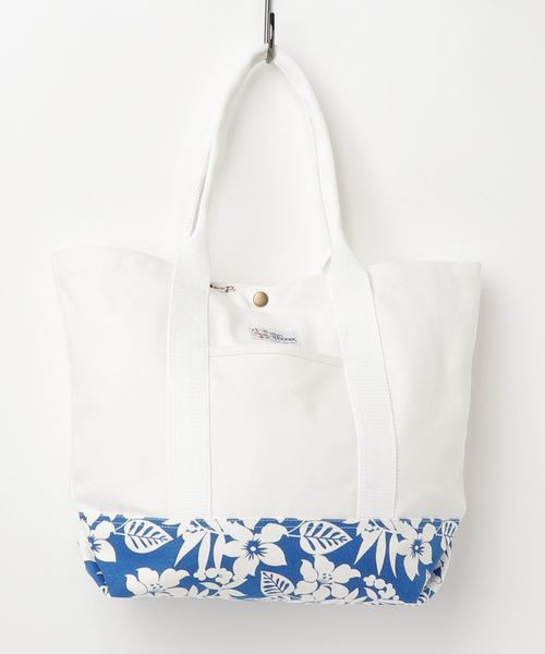 Reyn Spooner レインスプーナー の Reyn Spooner レインスプーナー ハワイアン柄切り替えトートバック トートバッグ Wear