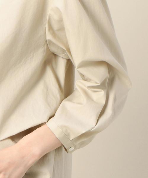 BEAUTY&YOUTH UNITED ARROWS（ビューティーアンドユースユナイテッドアローズ）の「BY フロントリボン7分袖ワンピース（ワンピース・レディース・ベージュ/イエロー/ネイビー・FREE）」の9枚目の写真