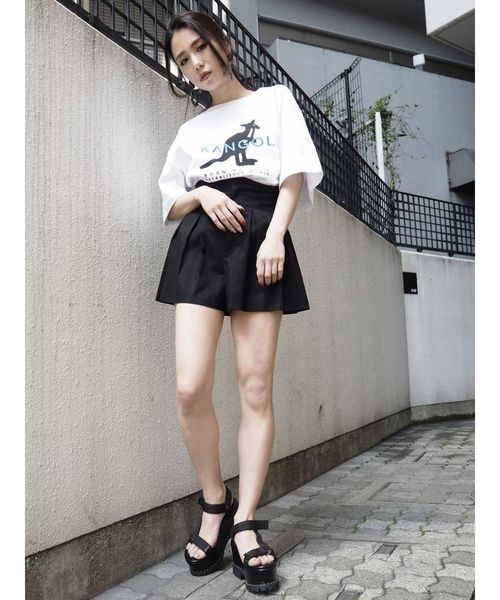 EMODA(エモダ)の「バルキーテープマークサンダル(サンダル・レディース・ホワイト/ブラック・MEDIUM/SMALL/LARGE)」の10枚目の写真