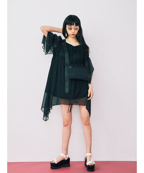 EMODA(エモダ)の「バルキーテープマークサンダル(サンダル・レディース・ホワイト/ブラック・MEDIUM/SMALL/LARGE)」の12枚目の写真