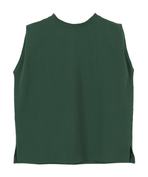 titivate（ティティベイト）の「ﾀｯｸﾉｰｽﾘｰﾌﾞｶｯﾄｿｰﾌﾟﾙｵｰﾊﾞｰ（Tシャツ/カットソー・レディース・ホワイト/ブラック/ライトブラウン/グリーン/イエロー・S/M/L）」の7枚目の写真