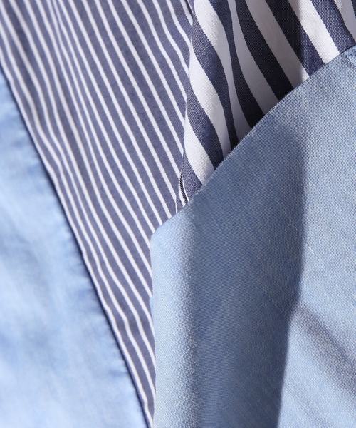 JOURNAL STANDARD relume（ジャーナルスタンダード　レリューム）の「SOLOTEX(R) ショートスリーブ クレイジーパターンシャツ#（シャツ/ブラウス・メンズ・ホワイト/スカイブルー・MEDIUM/LARGE）」の14枚目の写真