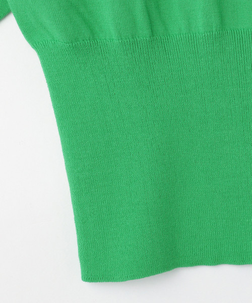 Tiara（ティアラ）の「ウエストコンシャス丸首カーディガン（カーディガン/ボレロ・レディース・ブルー/グリーン/ライトベージュ・FREE）」の21枚目の写真