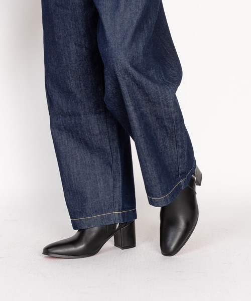 endevice(エンデヴァイス)の「ダブル メタルジップ ヒールブーツ / ハイヒール(ブーツ・メンズ・ブラック/レッド・44/40/42)」の16枚目の写真