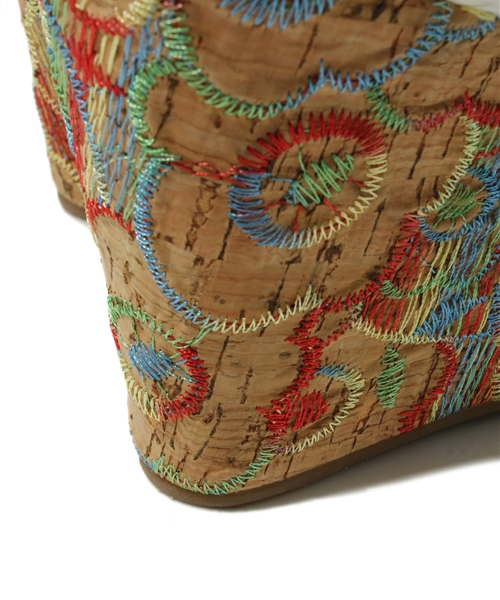 one after another NICE CLAUP(ワンアフターアナザーナイスクラップ)の「【ナイスクラップ】ソール柄入りサンダル(サンダル・レディース・オフホワイト/レッド/ブラック・SMALL/MEDIUM/LARGE)」の9枚目の写真