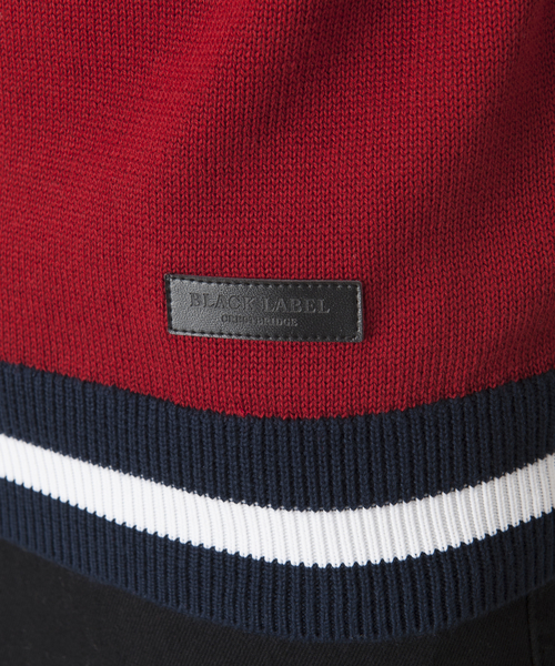 ブラックレーベルクレストブリッジ Vネックニットセーター BLACK LABEL